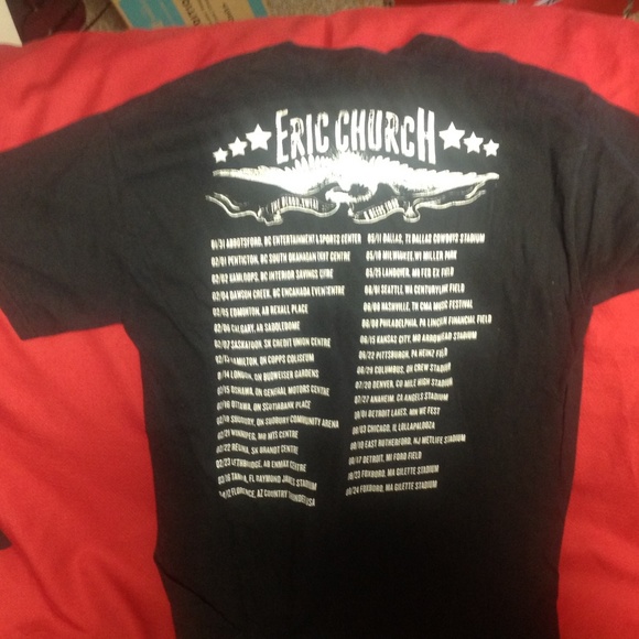 Eric Church concert tshirt - Picture 3 of 3